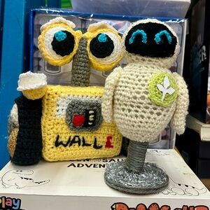 Crochet Robot Duo Decor